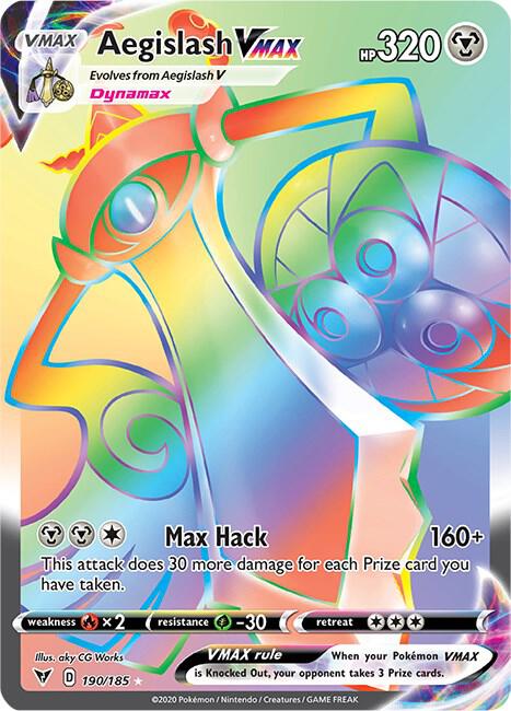 Aegislash VMAX (Secret) - SWSH04: Vivid Voltage (SWSH04)