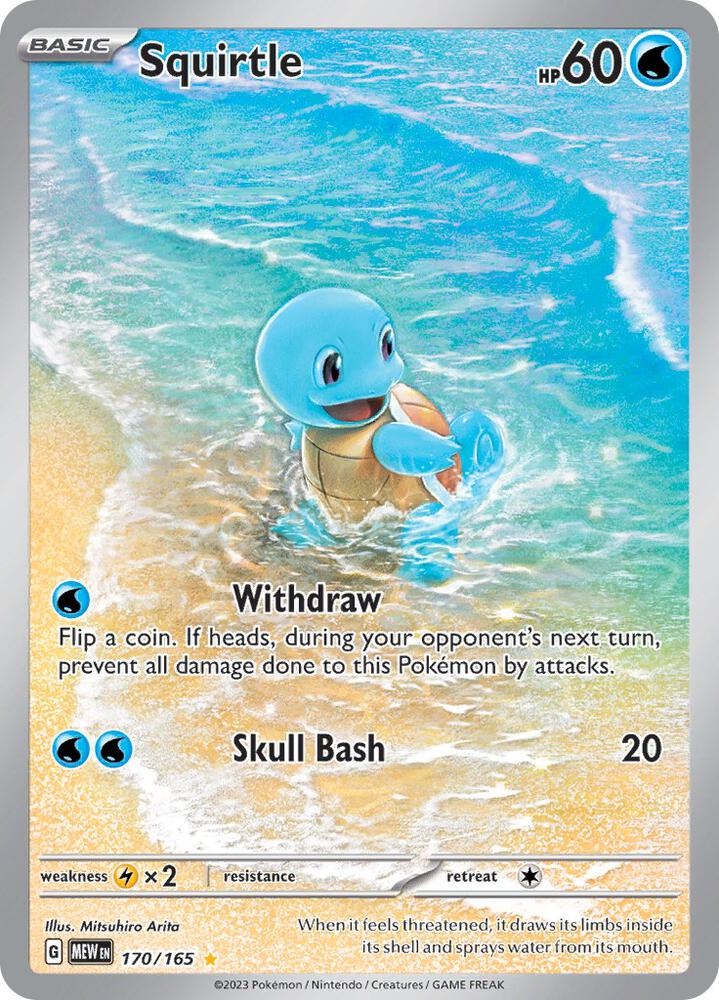 Squirtle - 170/165 - SV: Scarlet & Violet 151 (MEW)