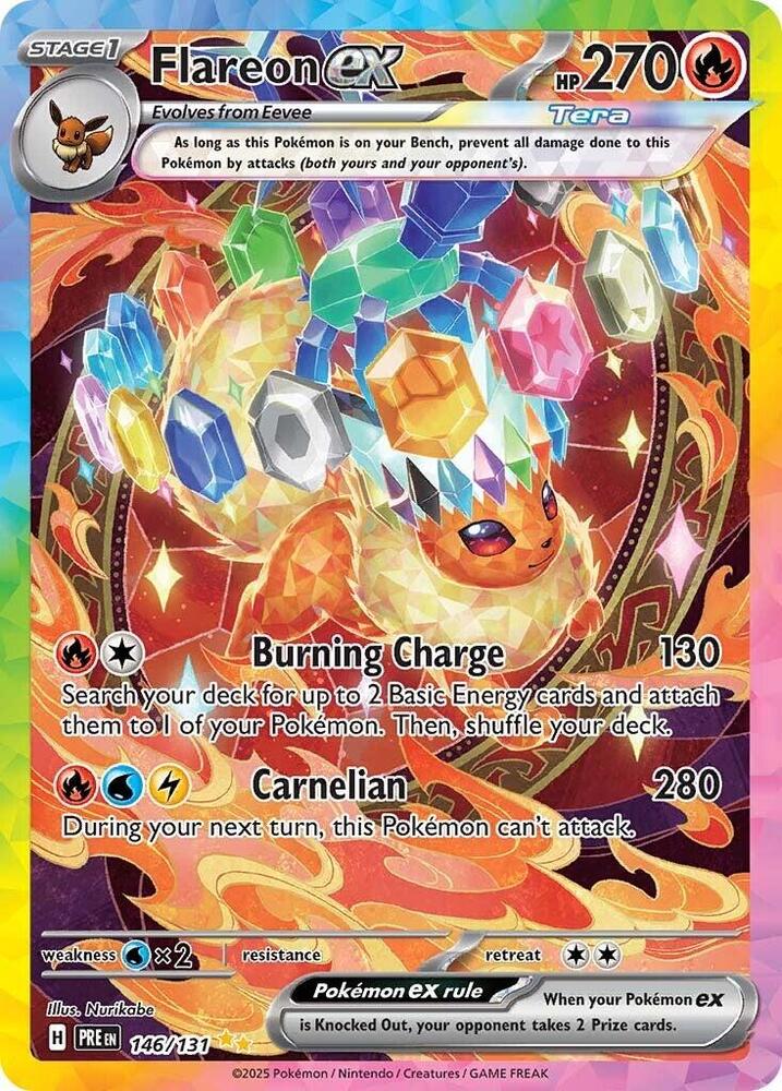Flareon ex - 146/131 - SV: Prismatic Evolutions (PRE)