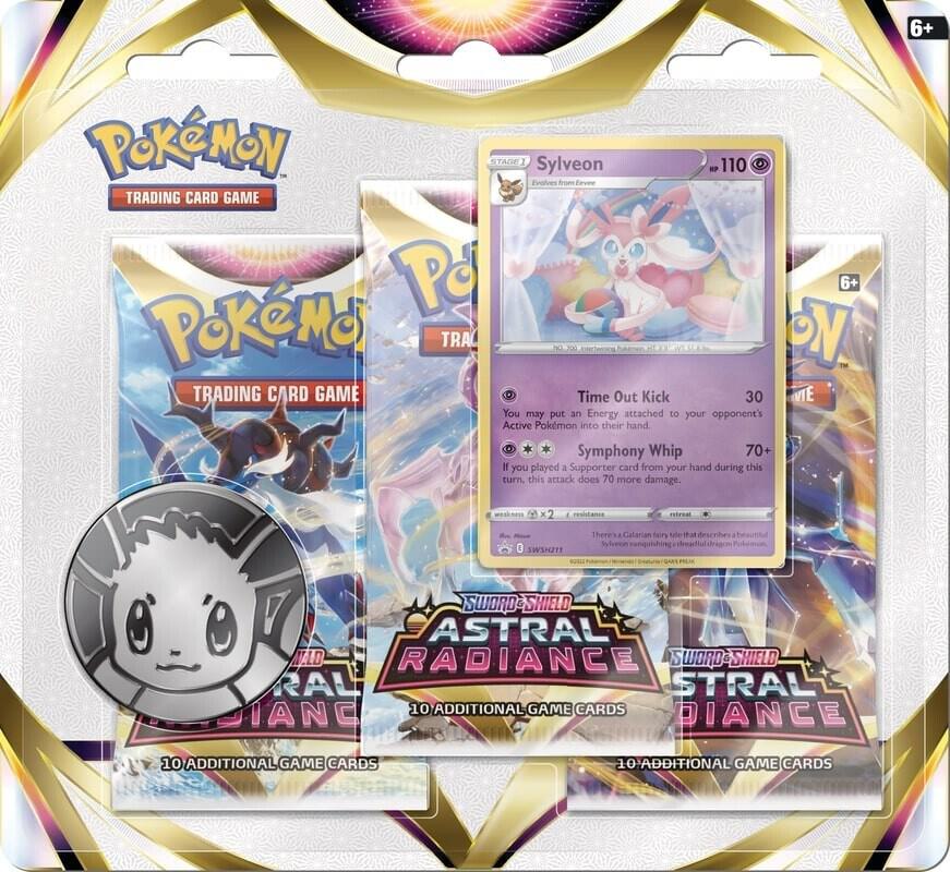 Astral Radiance 3 Pack Blister [Sylveon] - SWSH10: Astral Radiance (SWSH10)