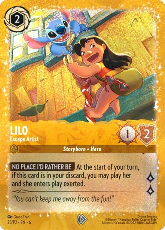 Lilo - Escape Artist - Disney Lorcana Promo Cards (DLPC)