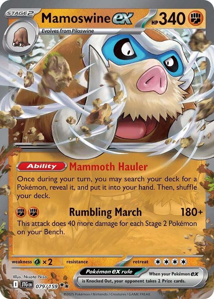 Mamoswine ex - 079/159 - SV09: Journey Together 