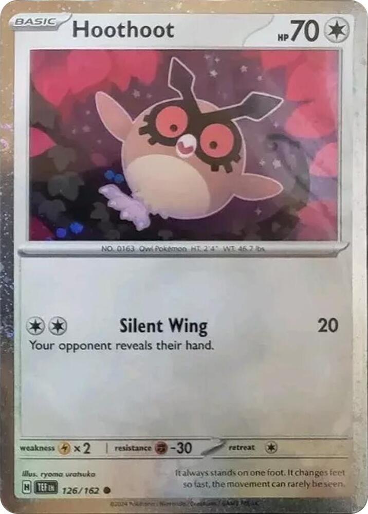 Hoothoot - 126 (Cosmos Holo) - SV: Scarlet & Violet Promo Cards (SVP) 