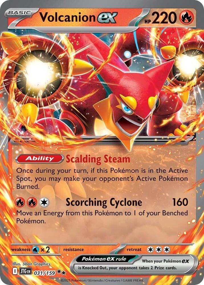 Volcanion ex - 031/159 - SV09: Journey Together (JTG)