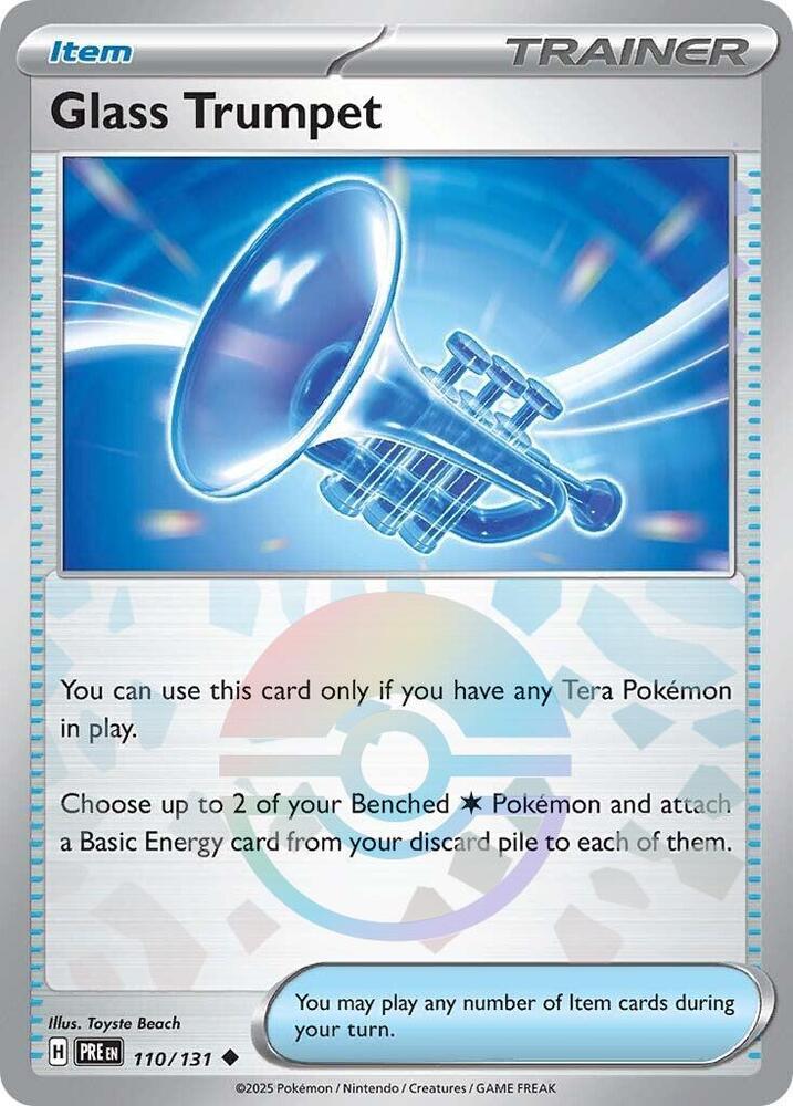 Glass Trumpet (Poke Ball Pattern) - SV: Prismatic Evolutions (PRE) 