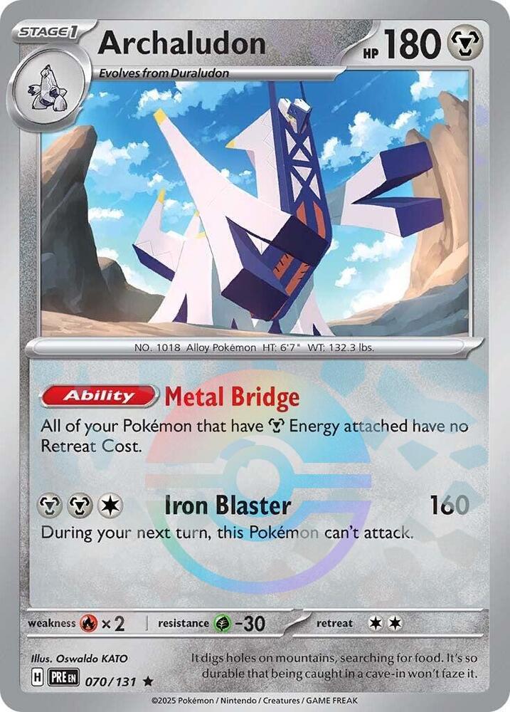 Archaludon (Poke Ball Pattern) - SV: Prismatic Evolutions (PRE) 