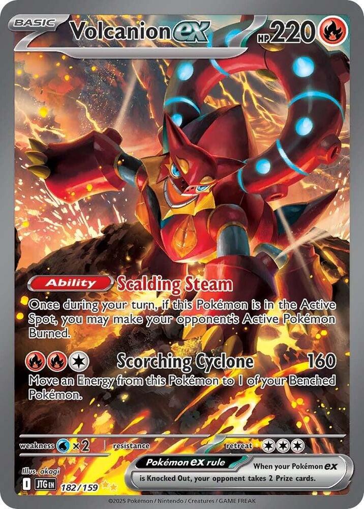 Volcanion ex - 182/159 - SV09: Journey Together (JTG)