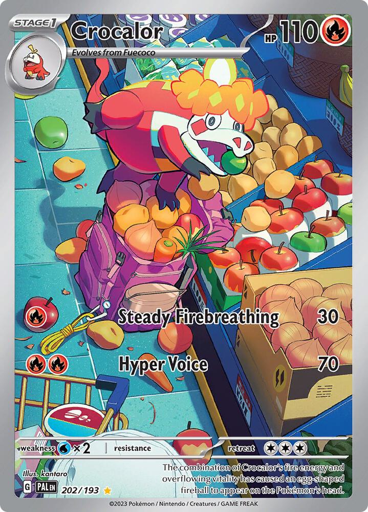Crocalor - 202/193 - SV02: Paldea Evolved (PAL) 