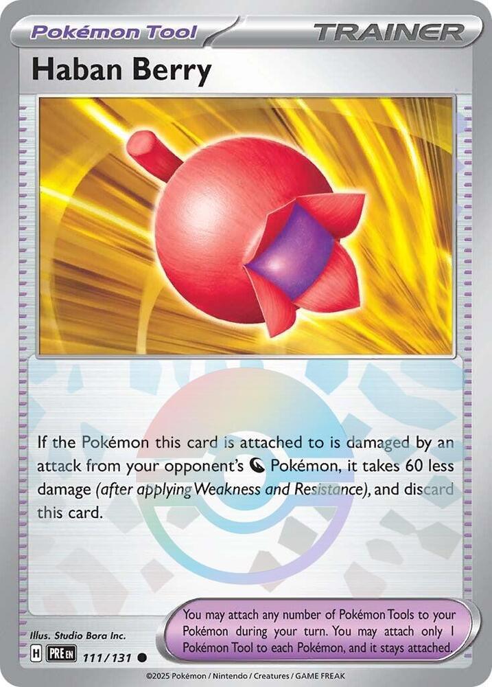 Haban Berry (Poke Ball Pattern) - SV: Prismatic Evolutions (PRE)