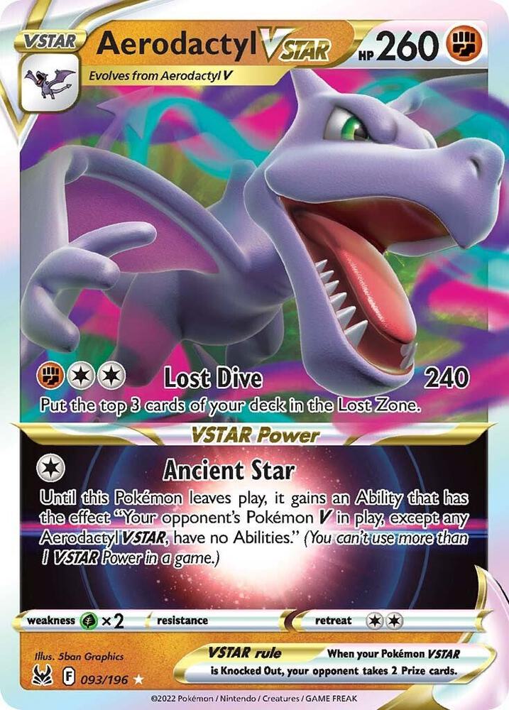 Aerodactyl VSTAR - SWSH11: Lost Origin 093/196