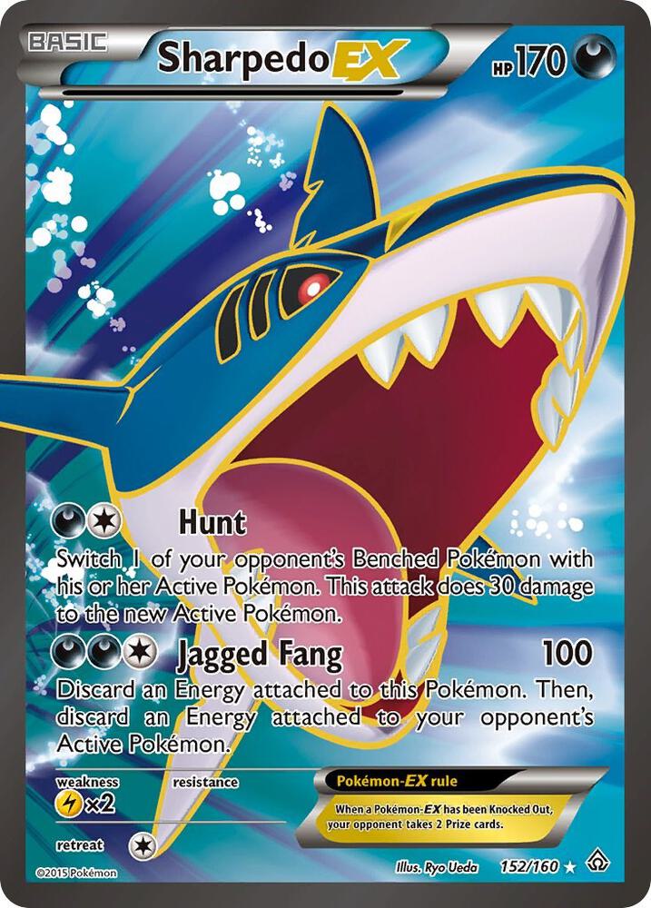 Sharpedo EX (152 Full Art) - XY - Primal Clash (PRC)