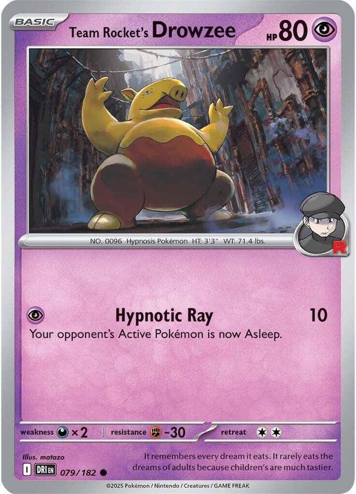 Team Rocket's Drowzee - SV10: Destined Rivals (DRI)