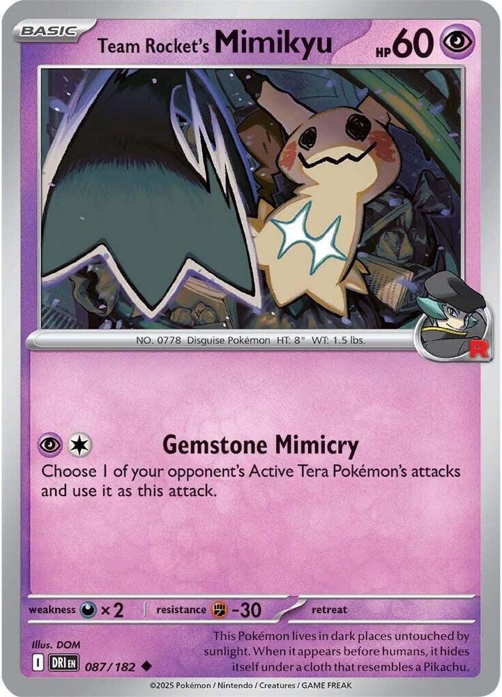 Team Rocket's Mimikyu - SV10: Destined Rivals (DRI)