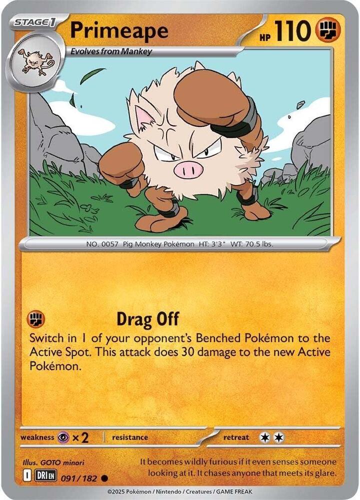 Primeape - SV10: Destined Rivals (DRI)