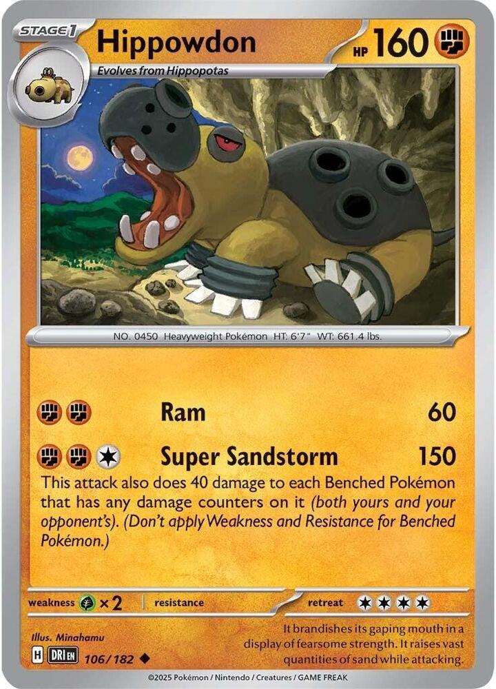Hippowdon - SV10: Destined Rivals (DRI)