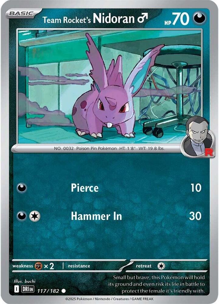 Team Rocket's Nidoran M - SV10: Destined Rivals (DRI)