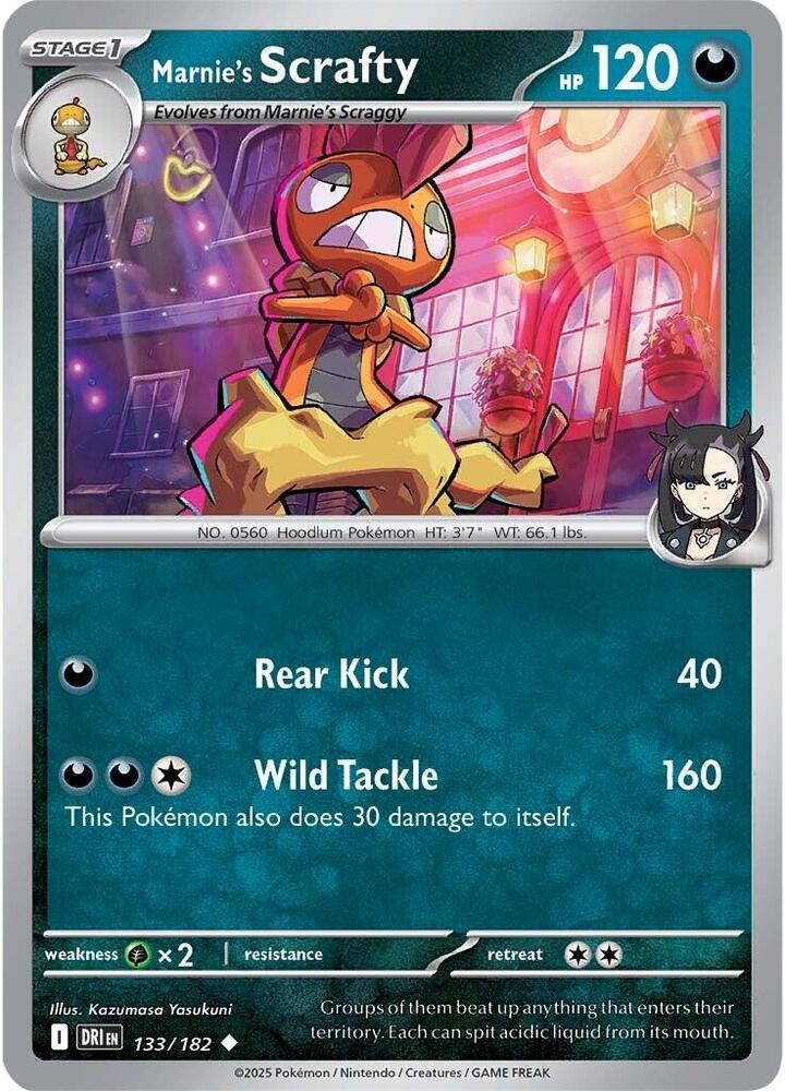 Marnie's Scrafty - SV10: Destined Rivals (DRI)