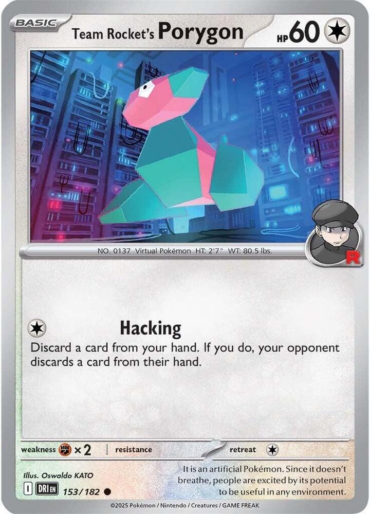 Team Rocket's Porygon - SV10: Destined Rivals (DRI)