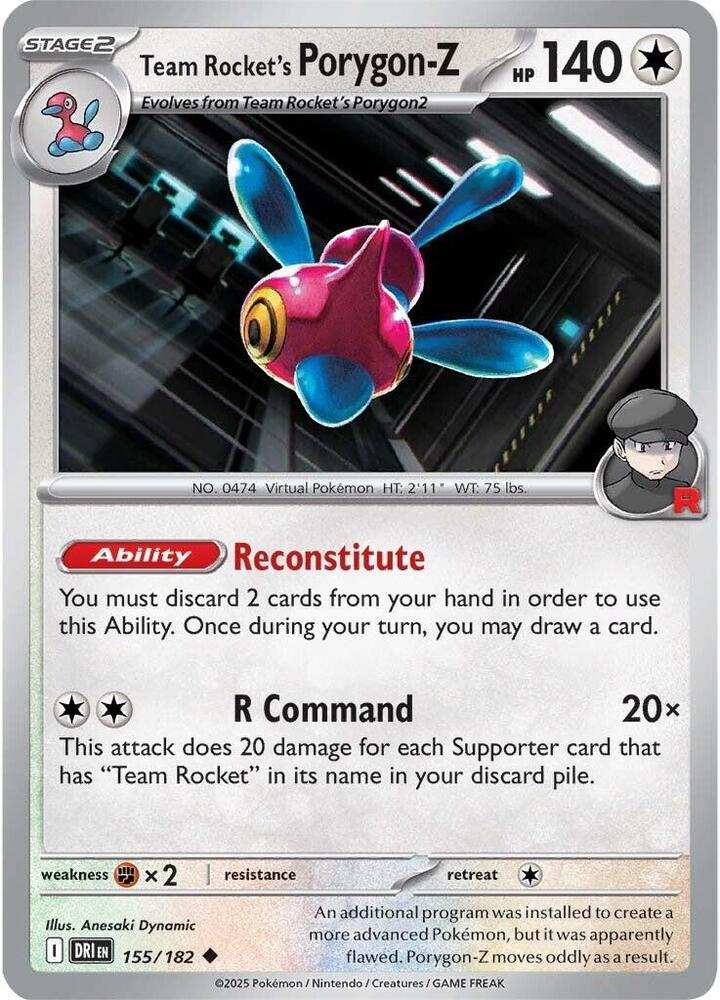 Team Rocket's Porygon-Z - SV10: Destined Rivals (DRI)