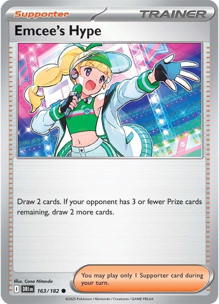 Emcee's Hype - 163/182 - SV10: Destined Rivals (DRI)