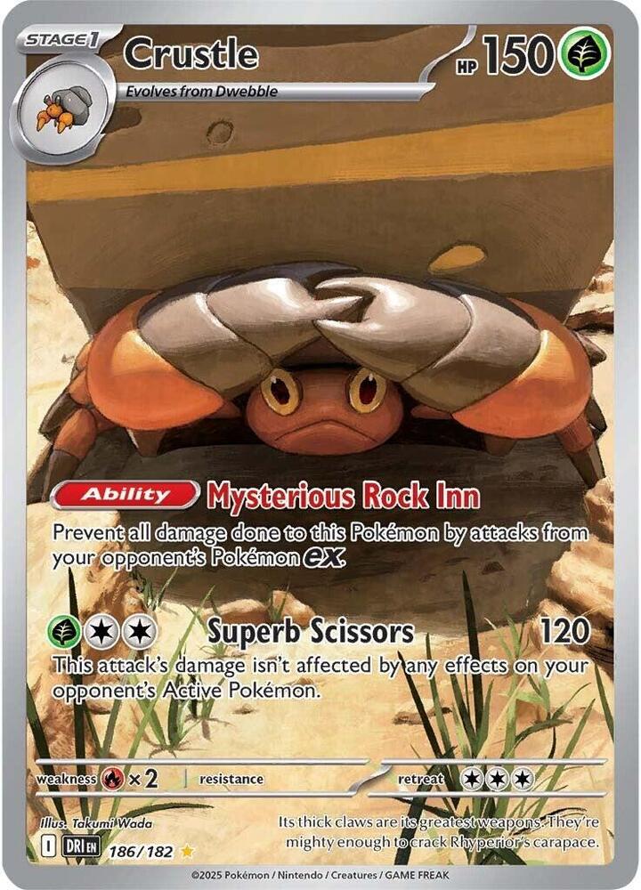 Crustle - 186/182 - SV10: Destined Rivals (DRI)