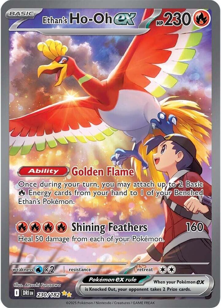 Ethan's Ho-Oh ex - 230/182 - SV10: Destined Rivals (DRI)