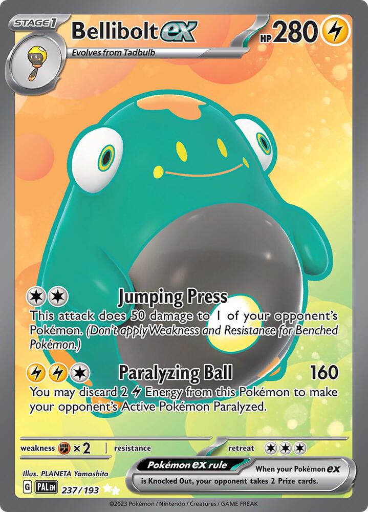 Bellibolt ex - SV02: Paldea Evolved 237/193