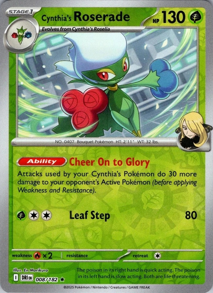 Cynthia's Roserade - SV10: Destined Rivals (DRI)