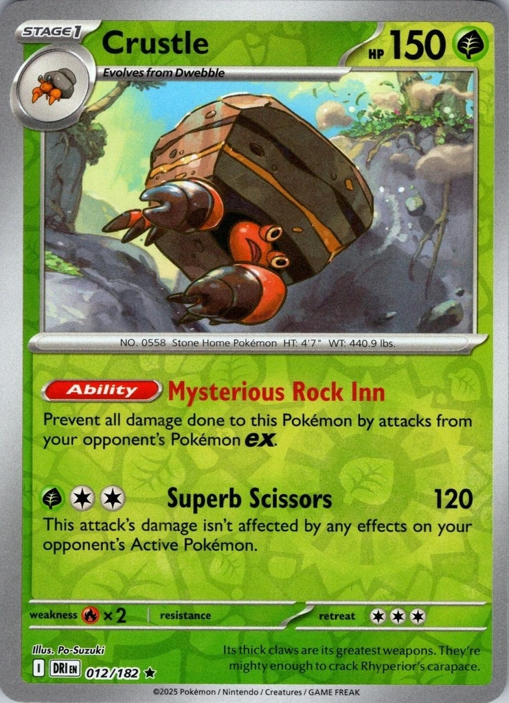 Crustle - 012/182 - SV10: Destined Rivals (DRI)