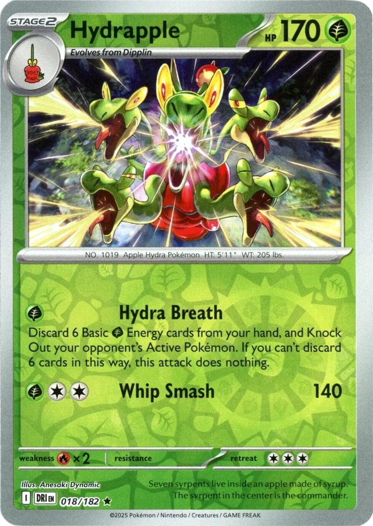 Hydrapple - 018/182 - SV10: Destined Rivals (DRI)