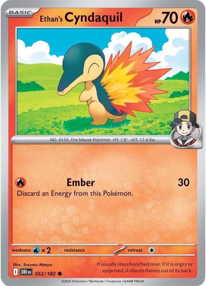 Ethan's Cyndaquil - SV10: Destined Rivals (DRI) 