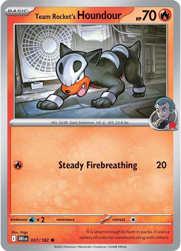 Team Rocket's Houndour - SV10: Destined Rivals (DRI) 