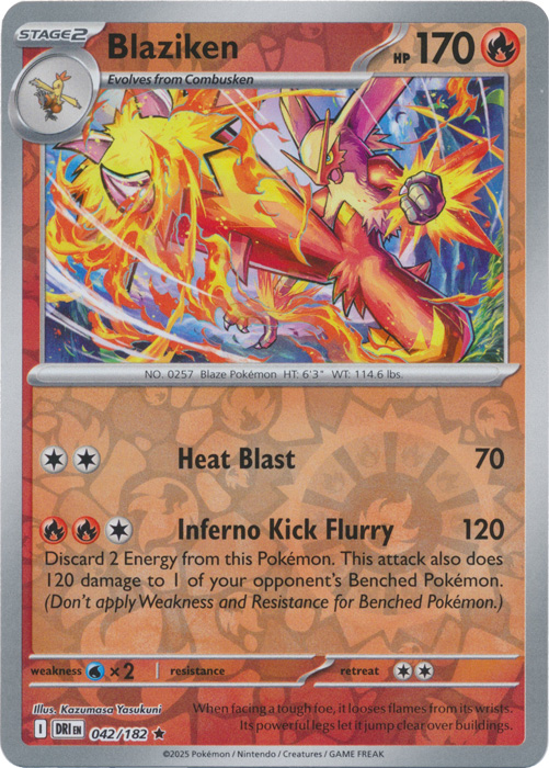 Blaziken - 042/182 - SV10: Destined Rivals (DRI) 