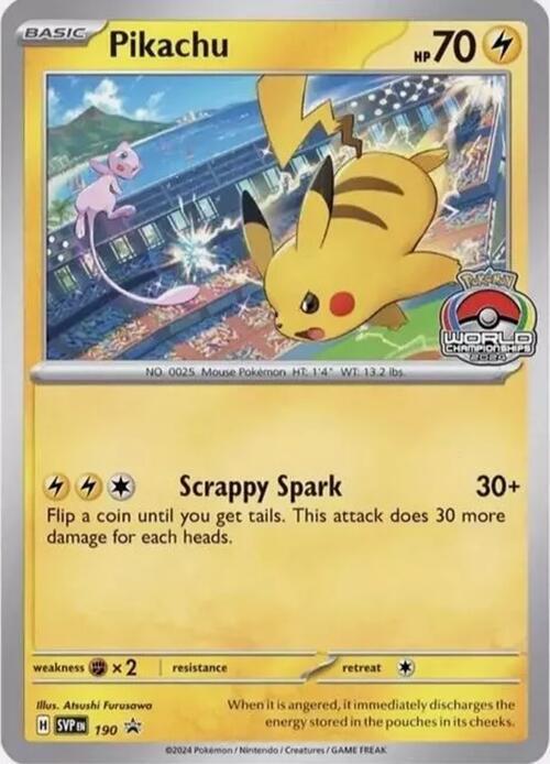 Pikachu - SV: Scarlet & Violet Promo Cards 190