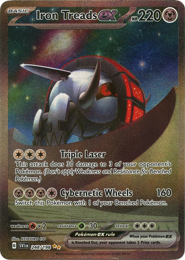 Iron Treads ex - 248/198 - SV01: Scarlet & Violet Base Set (SVI)