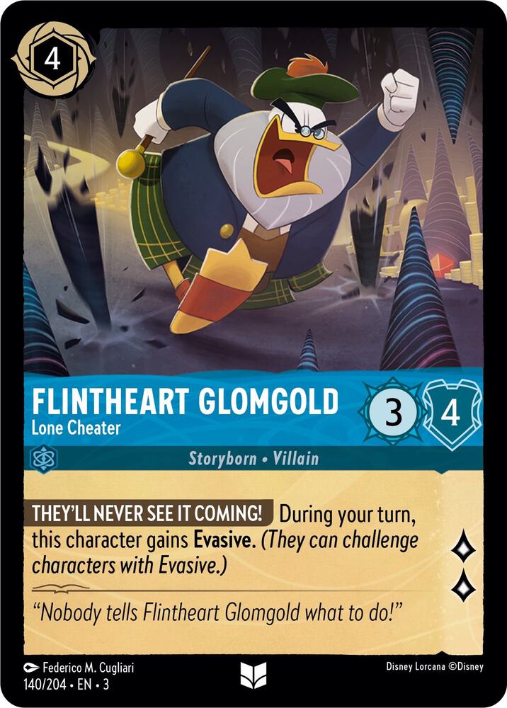 Flintheart Glomgold - Lone Cheater - Into the Inklands (3)