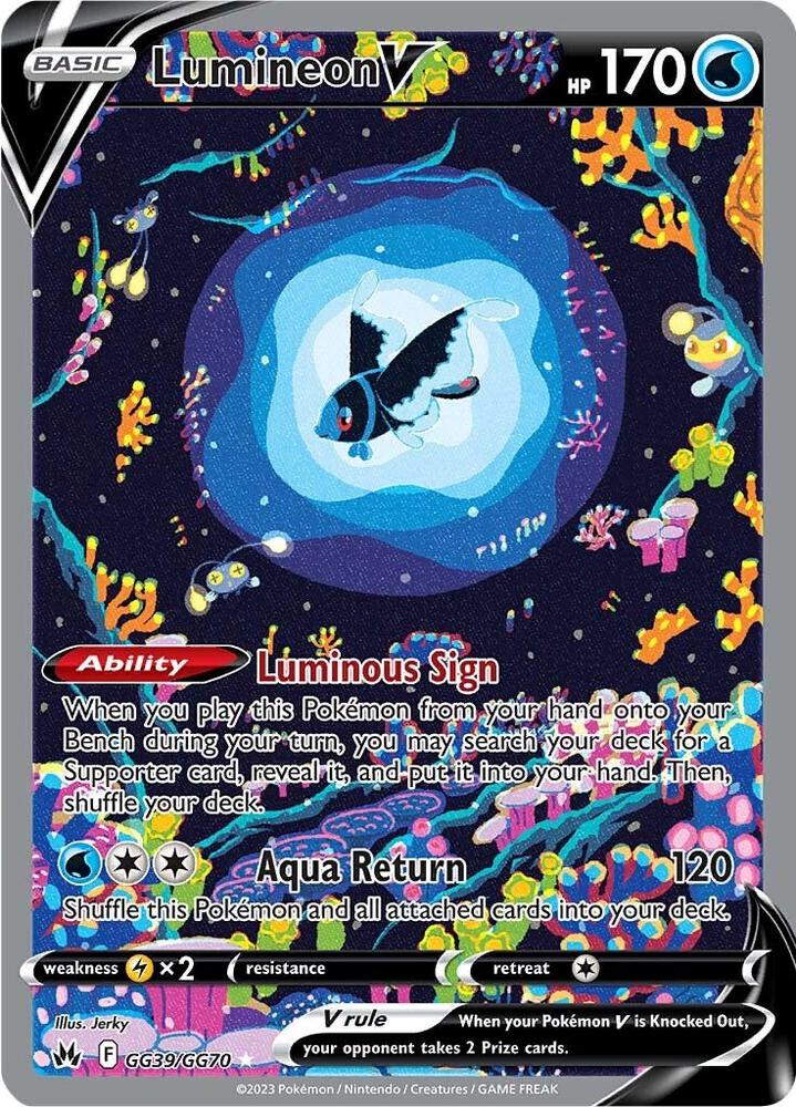 Lumineon V - Crown Zenith: Galarian Gallery GG39/GG70