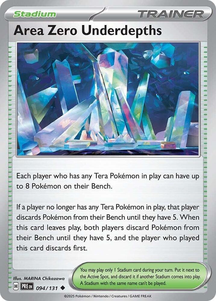 Area Zero Underdepths - SV: Prismatic Evolutions (PRE)