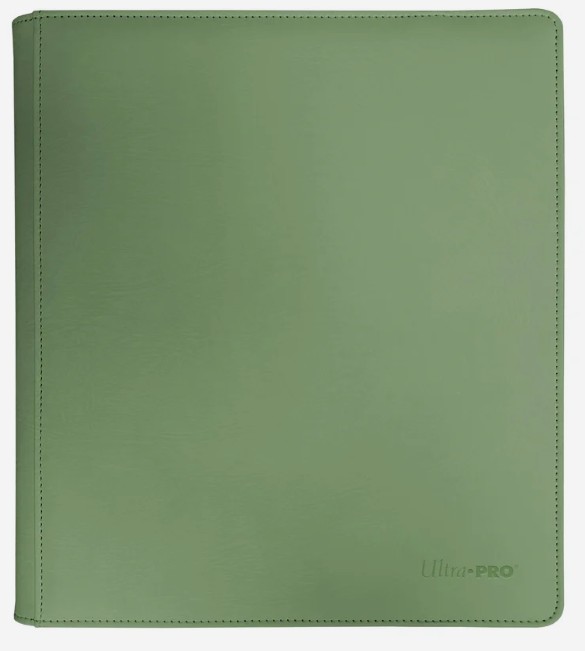 Vivid 12-Pocket Zippered PRO-Binder - Cool Matcha