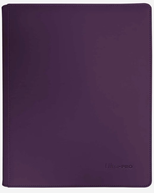 Vivid 9-Pocket Zippered PRO-Binder - Midnight Plum