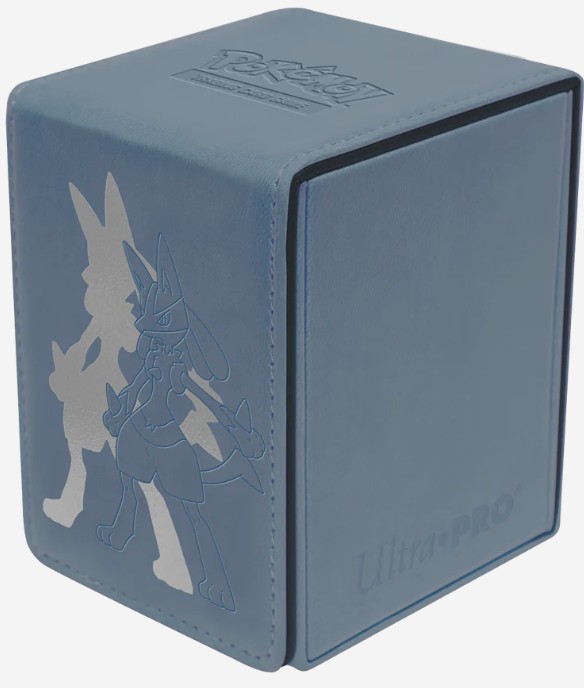 Elite Series Lucario Alcove Flip Deck Box for Pokemon