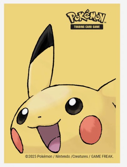Pikachu 65ct Deck Protector Sleeves for Pokemon
