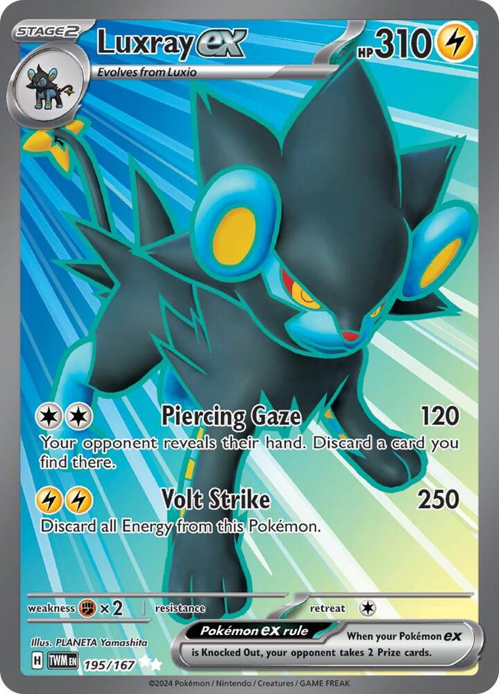 Luxray ex - 195/167 - SV06: Twilight Masquerade