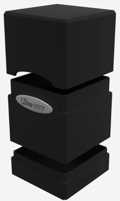Classic Satin Tower Deck Box Black