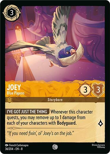 Joey - Blue Pigeon - Reign of Jafar (8) 