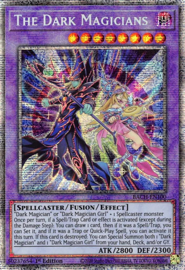 The Dark Magicians (Quarter Century Secret Rare) - Quarter Century Stampede