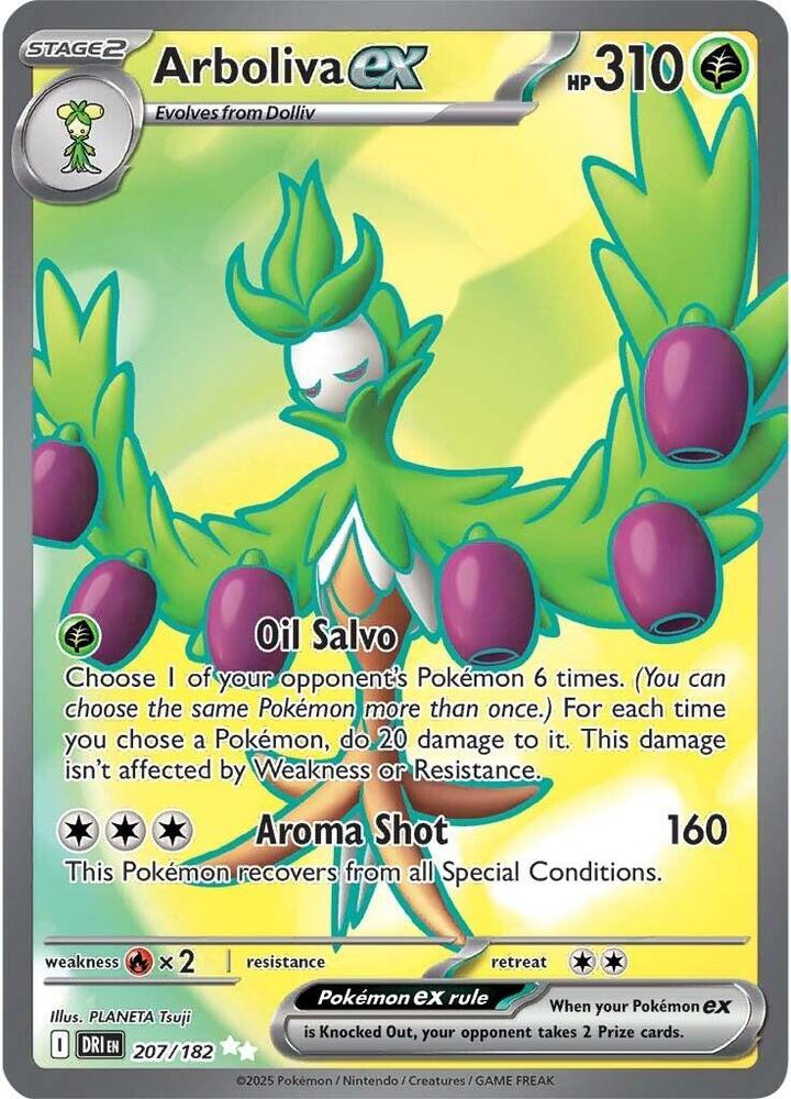 Arboliva ex - 207/182 - SV10: Destined Rivals (DRI)