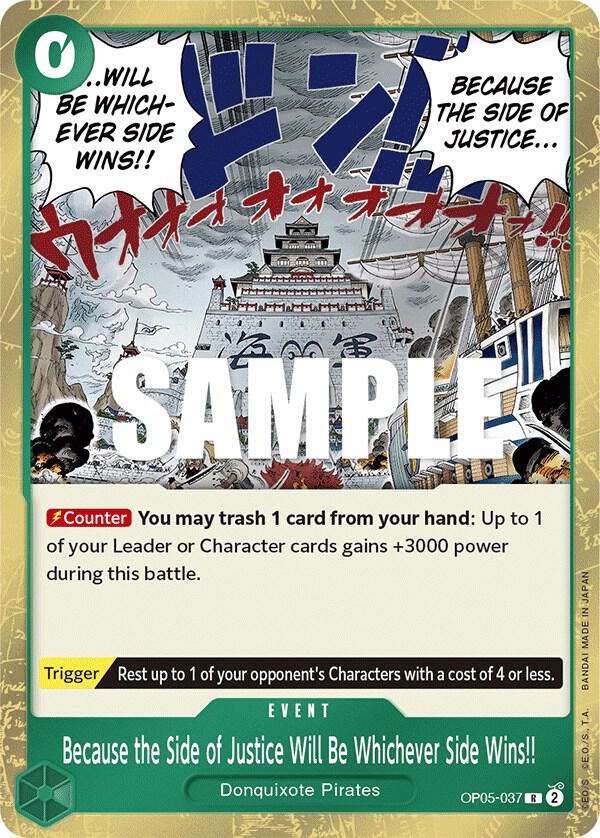 Because the Side of Justice Will Be Whichever Side Wins!! - Awakening of the New Era (OP05) 