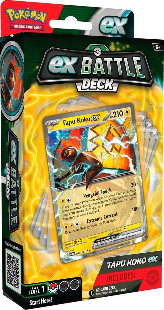 ex Battle Deck [Tapu Koko ex] - Miscellaneous Cards & Products (MCAP)
