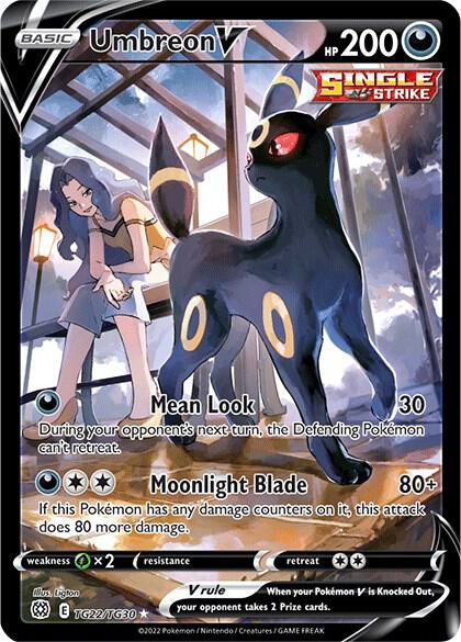 Umbreon V - SWSH09: Brilliant Stars Trainer Gallery TG22/TG30